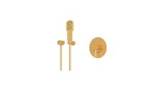 شیر توکار حمام BRASS مدل روگن تیپ دو | طلا مات