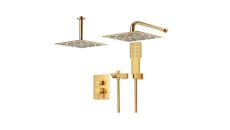 شیر توکار حمام مدل رومر BRASS تیپ چهار | طلا مات