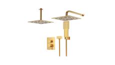 شیر توکار حمام مدل رومر BRASS تیپ سه | طلا مات
