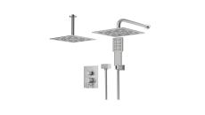 شیر توکار حمام مدل رومر BRASS تیپ سه | کروم مات