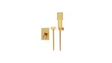 شیر توکار حمام مدل رومر BRASS تیپ دو | طلا مات