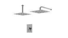 شیر توکار حمام مدل رومر BRASS تیپ یک | کروم مات