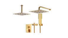 شیر توکار حمام مدل رومر پلاس BRASS تیپ چهار | طلا مات