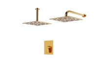 شیر توکار حمام مدل رومر پلاس BRASS تیپ دو | طلا