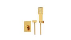 شیر توکار حمام مدل رومر پلاس BRASS تیپ یک | طلا مات