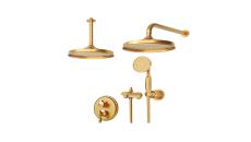 شیر حمام توکار مدل زیگموند BRASS تیپ چهار | طلا مات