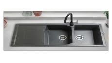 سینک ظرفشویی گرانیتی ونسی مدل M-850 | مشکی