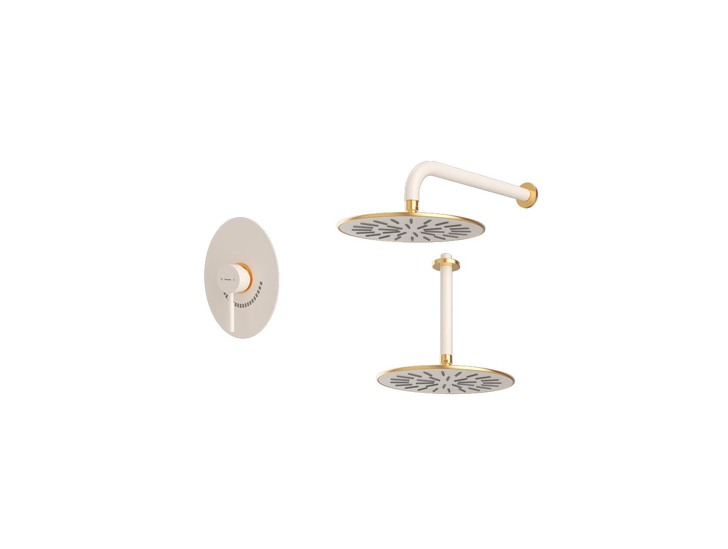 شیر توکار حمام BRASS مدل روگن تیپ یک | شیری طلا