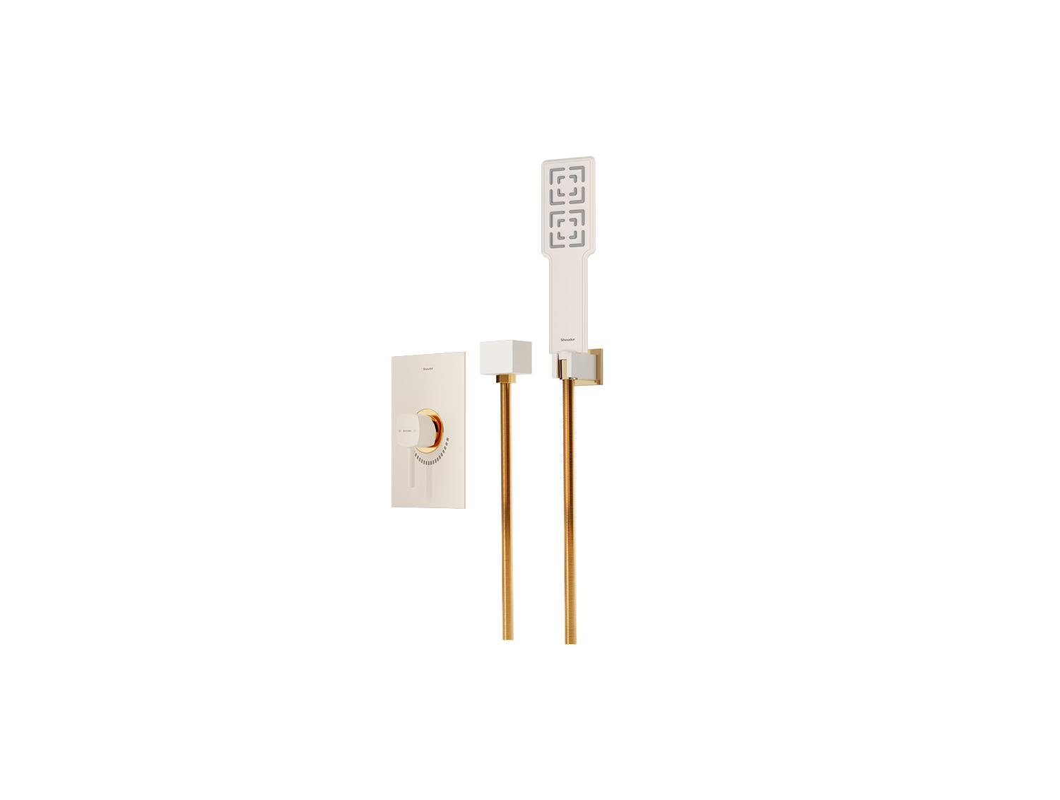 شیر توکار حمام مدل رومر BRASS تیپ دو | شیری طلا