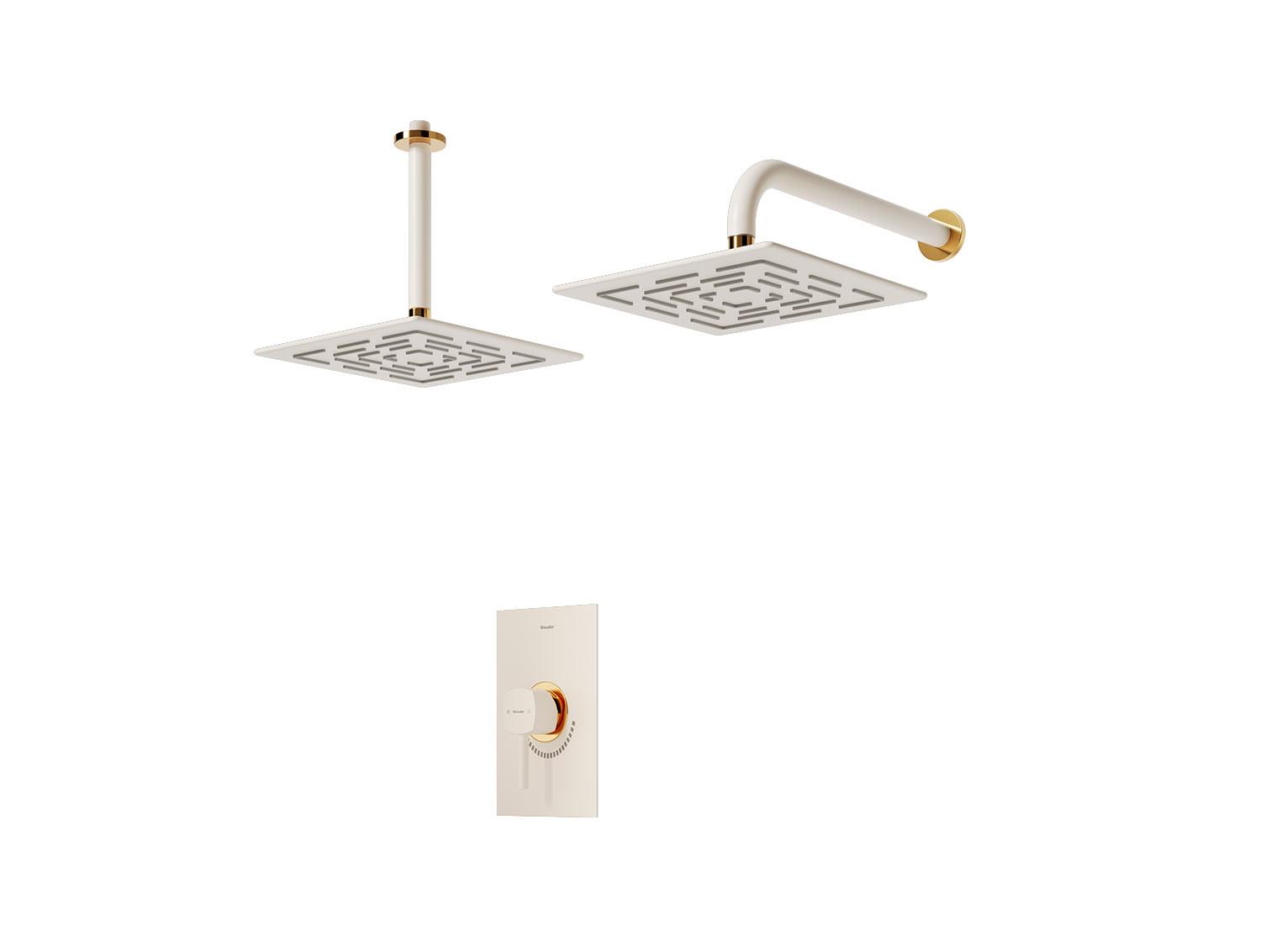 شیر توکار حمام مدل رومر BRASS تیپ یک | شیری طلا