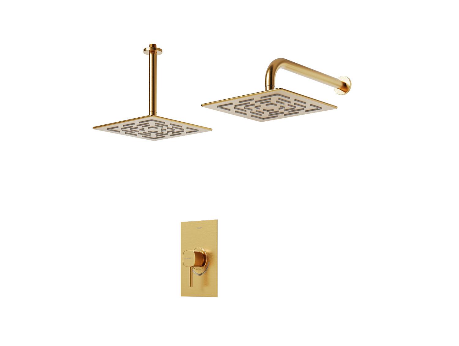 شیر توکار حمام مدل رومر BRASS تیپ یک | طلا مات