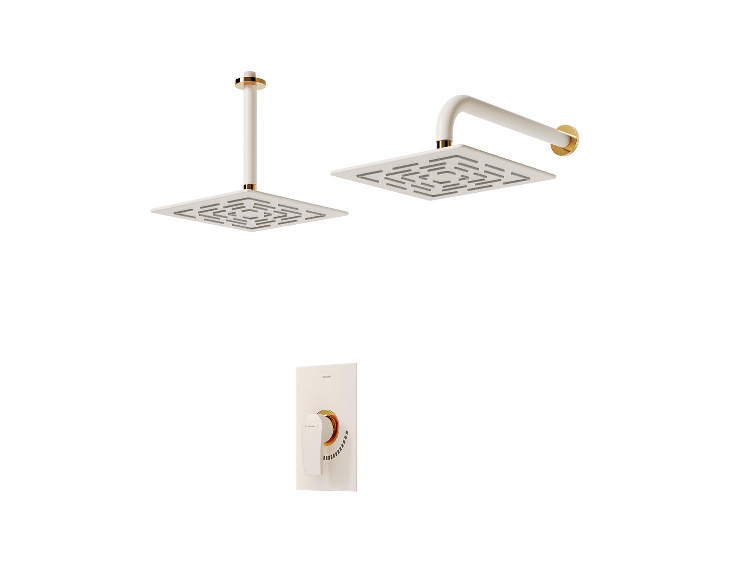 شیر توکار حمام مدل رومر پلاس BRASS تیپ دو | شیری طلا