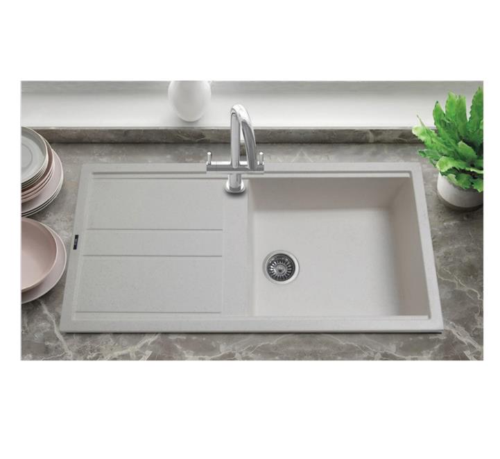 سینک ظرفشویی گرانیتی ونسی مدل M-320 | سفید