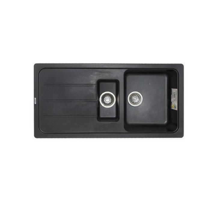 سینک ظرفشویی گرانیتی ونسی مدل M-350 | مشکی
