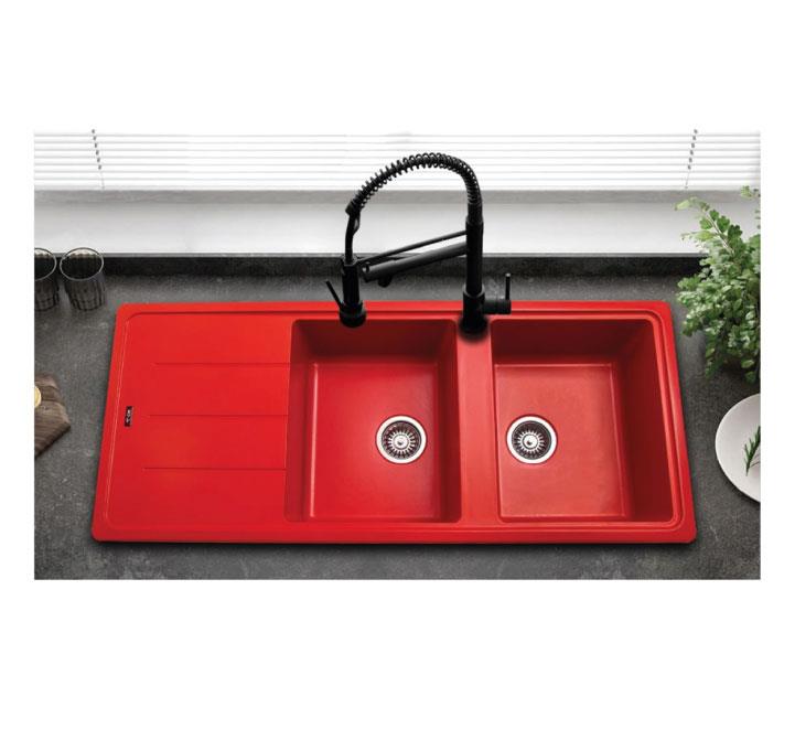 سینک ظرفشویی گرانیتی ونسی مدل M-870 | قرمز