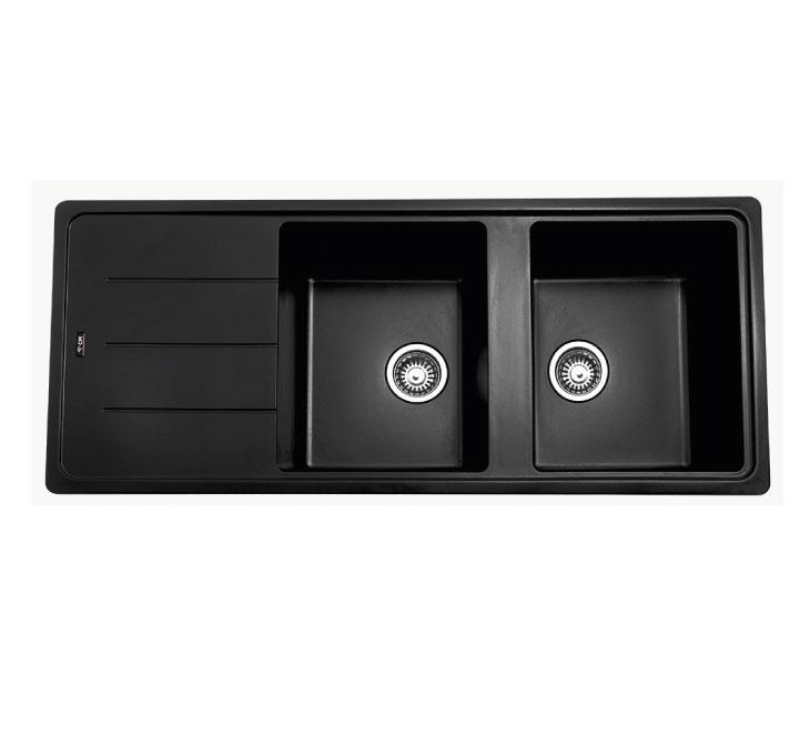 سینک ظرفشویی گرانیتی ونسی مدل M-870 | مشکی