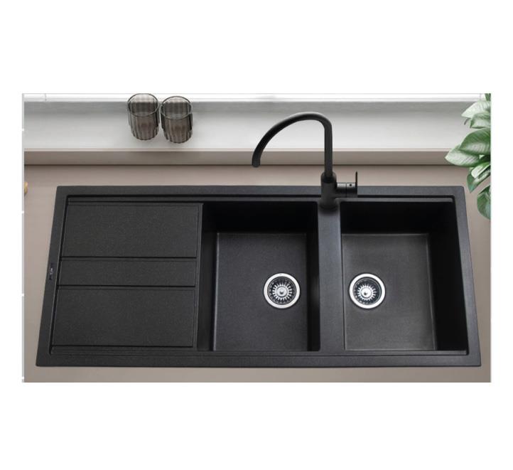 سینک ظرفشویی گرانیتی ونسی مدل M-920 | مشکی